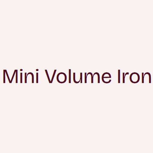 Mini Volume Iron